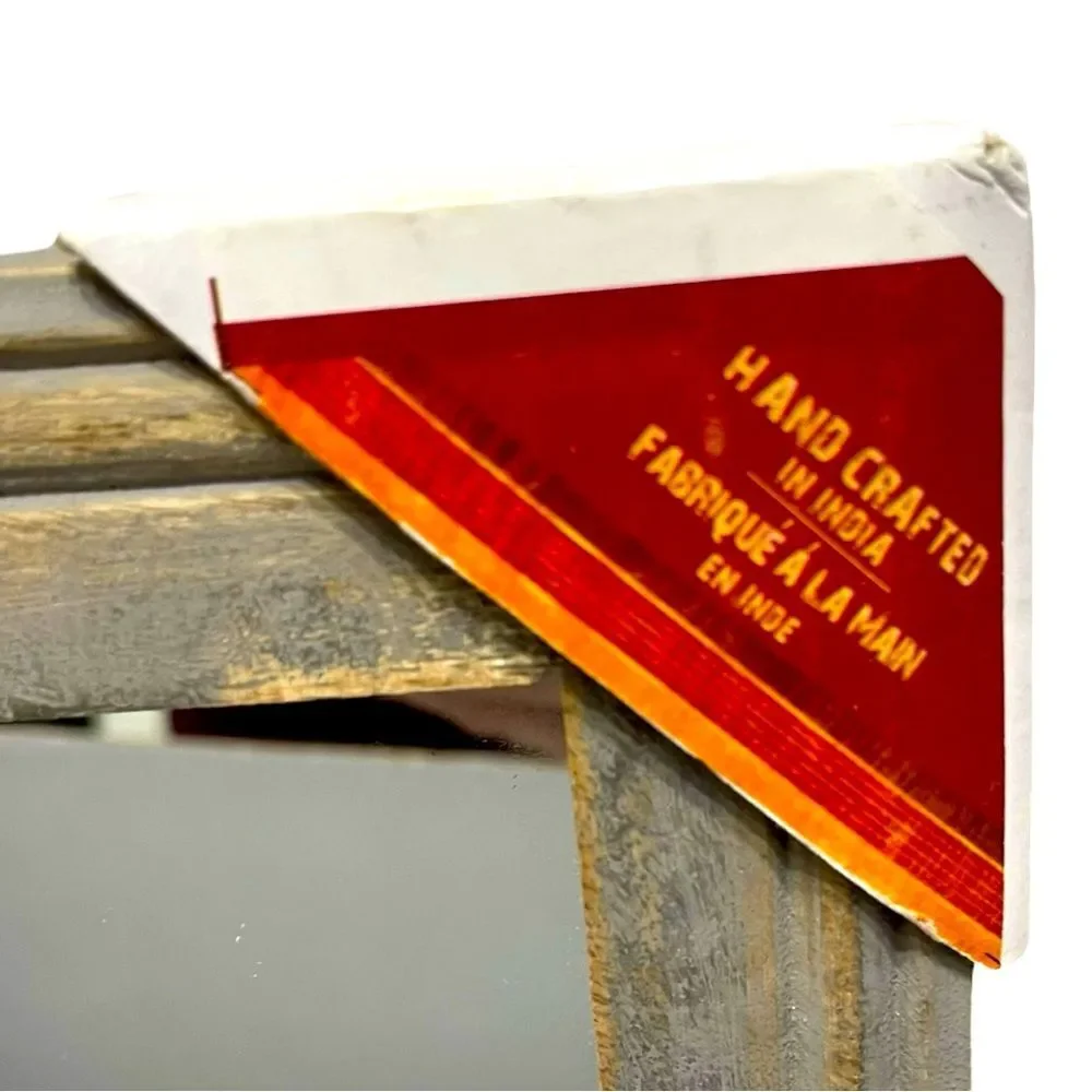 Rustic Western Vintage Handmade 3-Pane Mirror